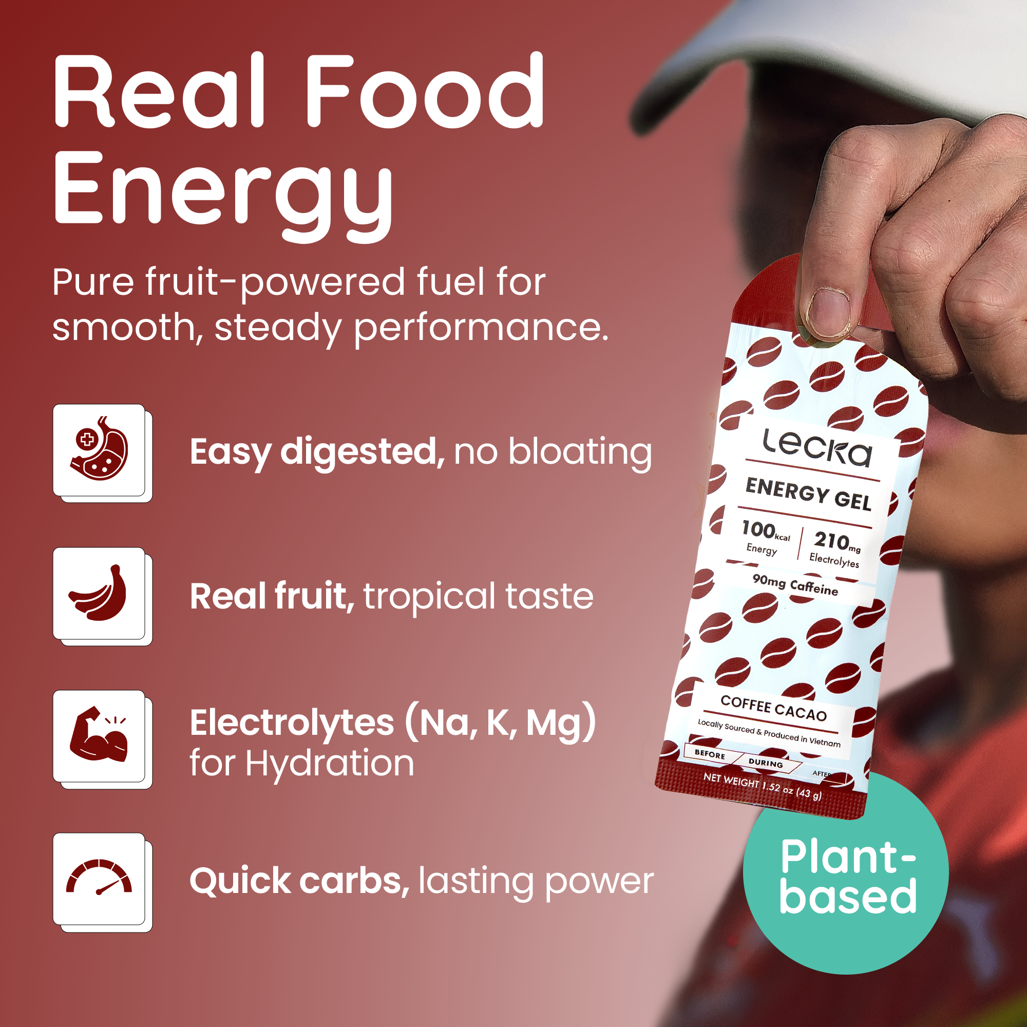 Lecka - Energy Gel Coffee Cacao