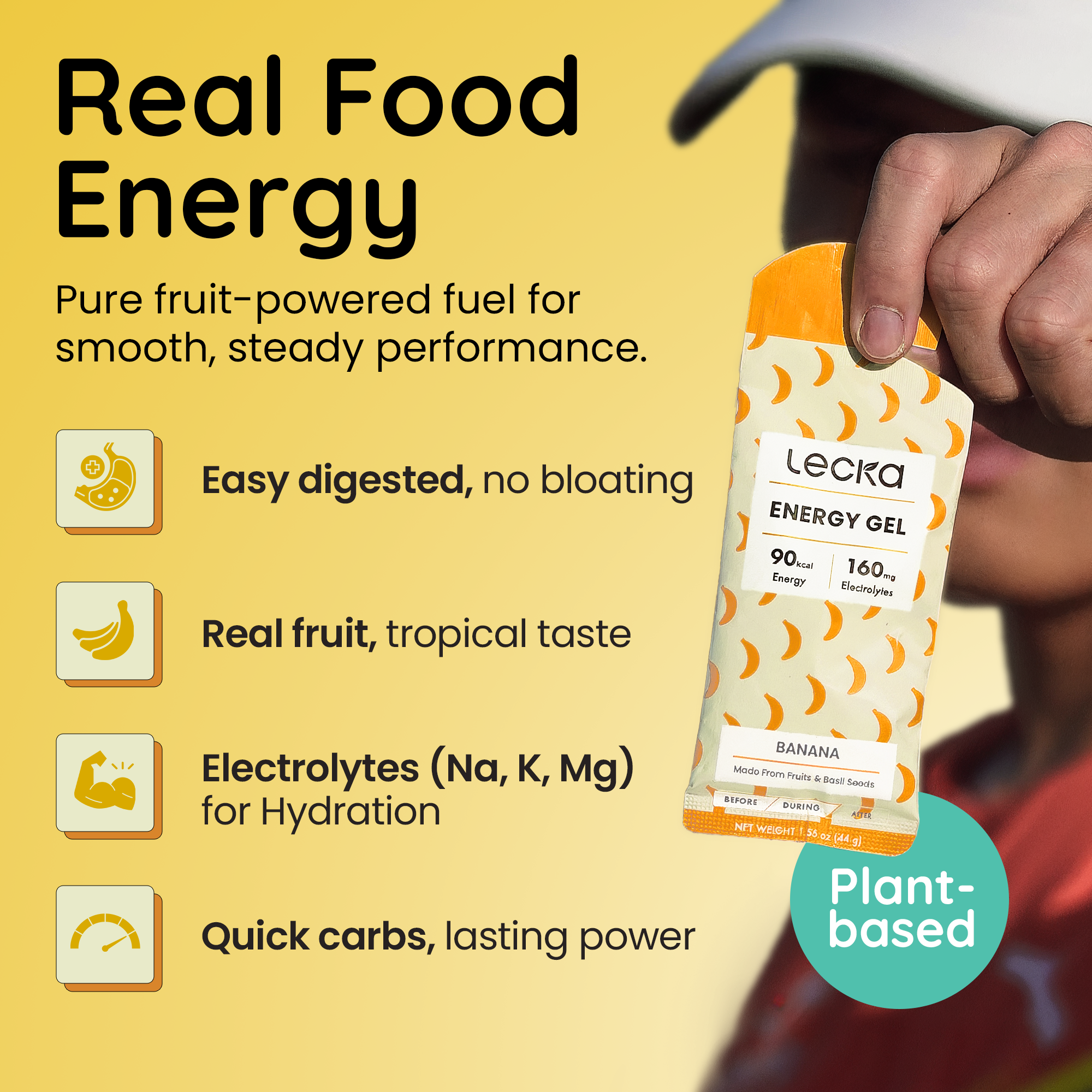 Lecka - Energy Gel Banana
