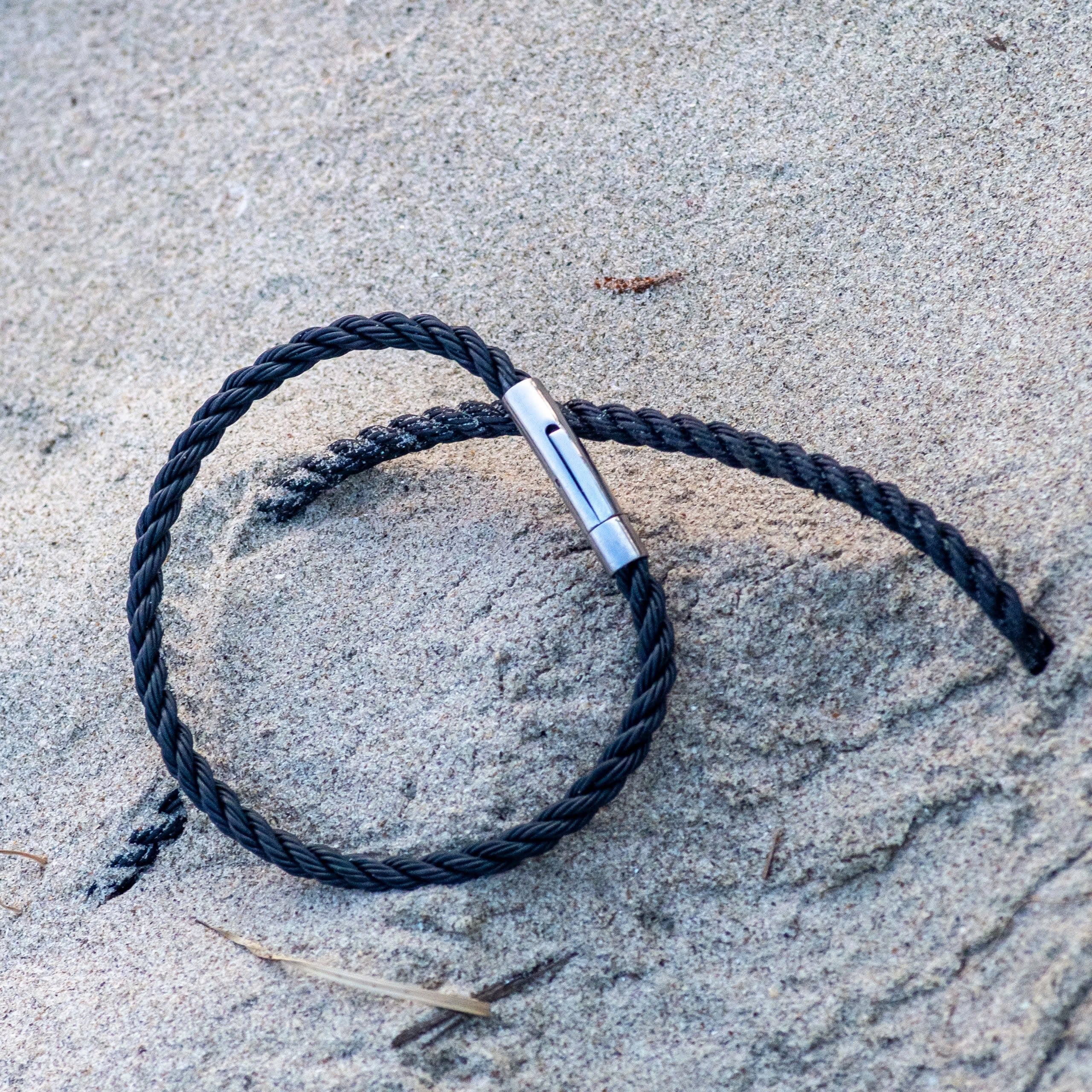 Mana Ocean Rope Silver Bracelet